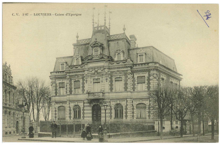 Louviers-Ville. Caisse d'Epargne.