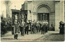 Trouville-la-Haule. La Charité. - Procession du jour des Rameaux.