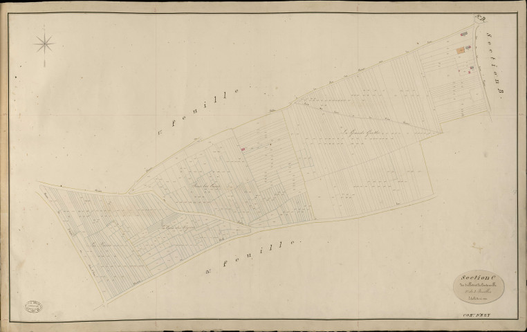 Ezy-sur-Eure. Section C _ des trillots et de Coutumelle _ 2e de 3 Feuilles