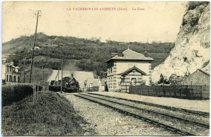 Andelys (Les). La Vacherie - La Gare.