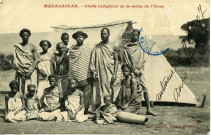 MADAGASCAR. - Chefs Indigènes de la vallée de l'Ihosy