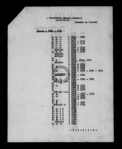 BMS (1625-1792)