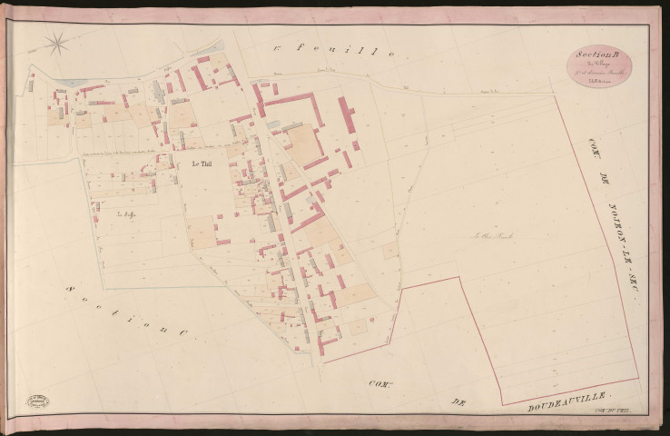 Thil-en-Vexin (Le). Section B _ du Village _ 2e et dernière Feuille