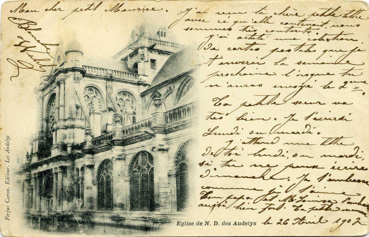 Andelys (Les). Eglise Notre Dame des Andelys.