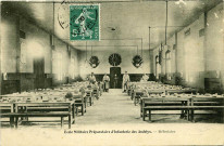Andelys (Les). Ecole Militaire préparatoire d'Infanterie - Réfectoire.