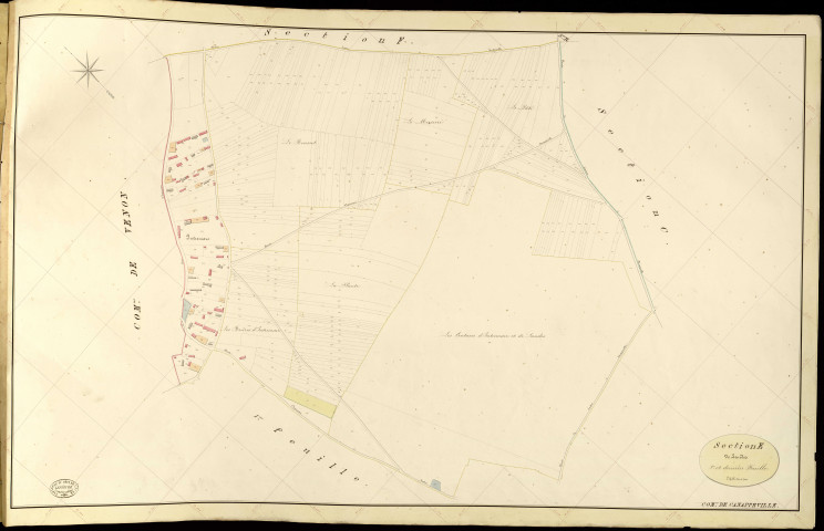 Canappeville. Section E _ de Landes _ 2e et dernière Feuille