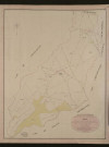 Tilly. Tableau d'assemblage du Plan Parcellaire de la Commune de Tilly. _ Canton d'Ecos - Andelys - Eure. _ Terminé sur le terrain le 23 Juin 1836, sous l'administration de M. A Passy, Préfet - M. Lecellier, Maire et sous la direction de M. Marel, Directeur des Contributions directes. _ M. Le Fébure, Géomètre en Chef. _ Par M. Gondouin, Géomètre de 1re classe