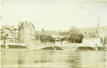 Andelys (Les). [Berge de la Seine aux Andelys].