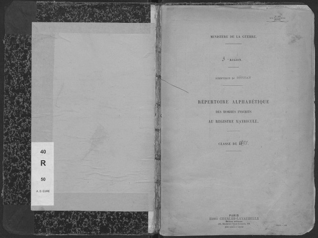 Bernay. Répertoire alphabétique (1891)