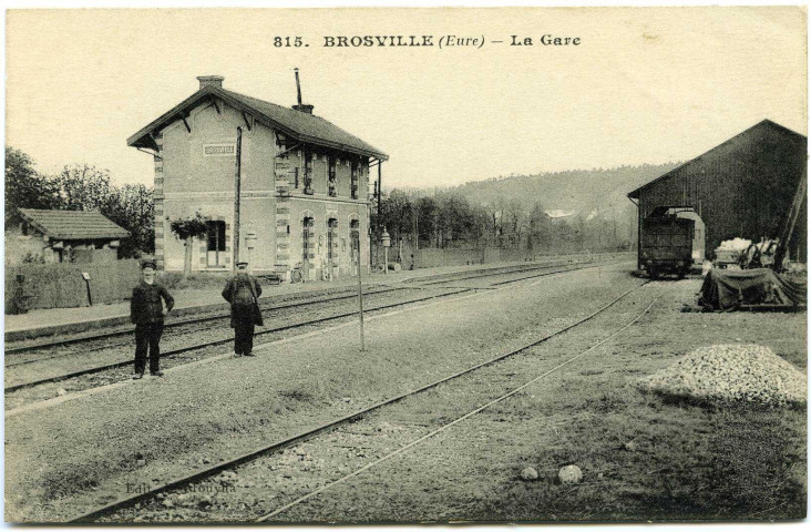 Brosville. La Gare.