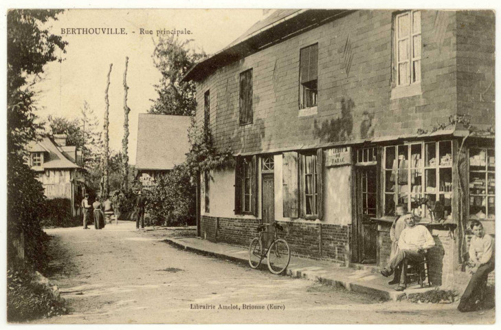 Berthouville. Rue principale.