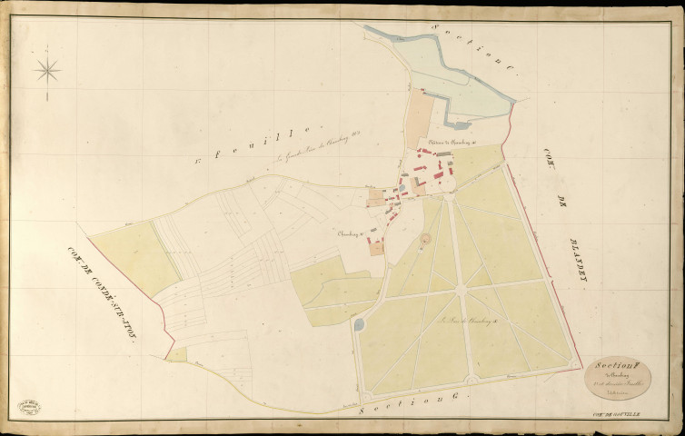 Gouville. Section F _ de Chambray _ 2e et dernière Feuille