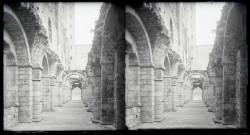 Ruines et vestiges de l'abbaye de Jumièges (Seine-Maritime).