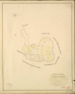 Saint-Martin-la-Corneille. Tableau d'assemblage _ du Plan Parcellaire de la Commune de Saint-Martin-la-Corneille _ Canton d'Amfreville - Louviers - Eure. _ Terminé sur le Terrain en 1828 , sous l'administration de M. Le Vicomte Raymond Delaître , Préfet _ M. d'Epaignes de Plancheville, Maire _ sous la Direction de M.Hurtrelle, Directeur des Contributions directes _ M. Hautier, Géomètre en Chef. _ Par M. Gérard, Géomètre de 1re classe.