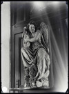 Statue d'ange musicien de l'église de Saint-Pierre-de-Cormeilles (Eure).