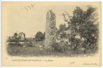 Saint-Etienne-du-Vauvray. Le Menhir.