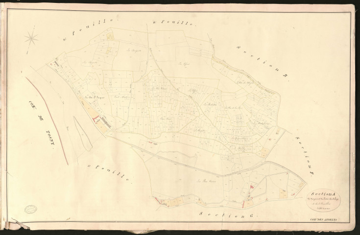 Andelys (Les). Section A _ de Noyers et du Petit Andelys _ 4e de 5 Feuilles