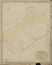 Croth. Tableau d'assemblage _ du Plan Parcellaire de la Commune de la Croth _ Canton de Saint André - Evreux - Eure. _ Terminé sur le Terrain le 4 Novembre 1837, sous l'administration de M. Passy, Préfet _ M. Fessard, Maire _ et sous la Direction de M. Marel, Directeur des Contributions directes _ M. Le Fébure, Géomètre en Chef. _ Par M. Pizier, Géomètre de 1re classe.