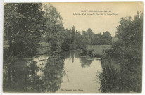 Saint-Germain-sur-Avre. L'Avre - Vue prise du Pont de la République.