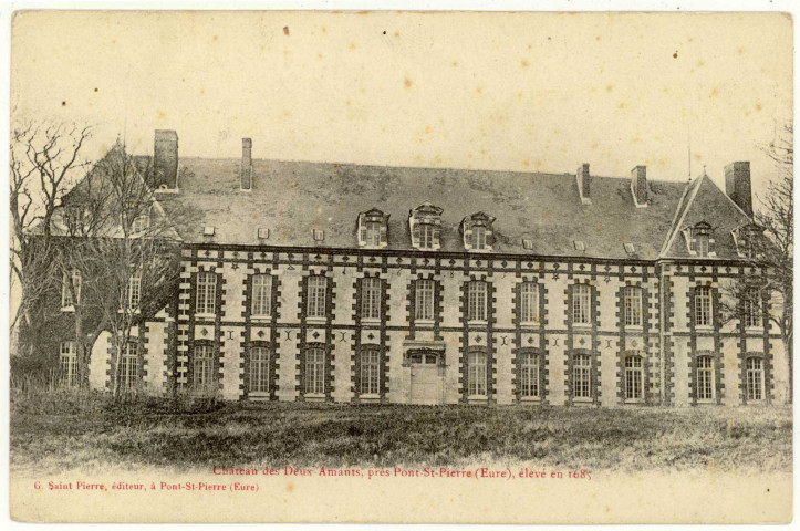 Amfreville-sous-les-Monts. Le Château des Deux-Amants.