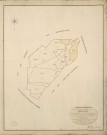 Boncourt. Tableau d'assemblage _ du Plan Parcellaire de la Commune de Boncourt _ Canton de Pacy sur Eure - Evreux - Eure. _ Terminé sur le Terrain le 26 Octobre 1852, sous l'administration de M. Le Marquis de Ste Croix, Préfet _ M. Barbier, Maire _ et sous la Direction de M. Chauveau, Directeur des Contributions directes _ M. Lefébure, Géomètre en Chef. _ Par M. Lefebure, Géomètre de 1re classe.