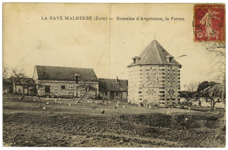 Haye-Malherbe (La). Domaine d'Argeronne, la Ferme.