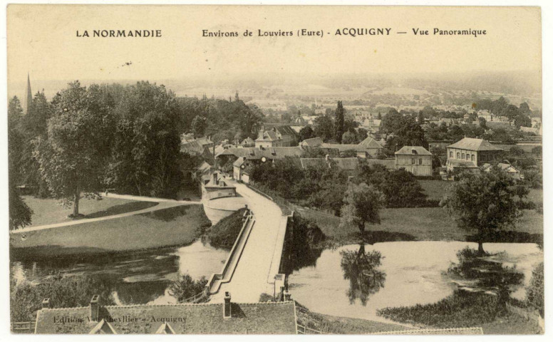 Acquigny. Vue panoramique.