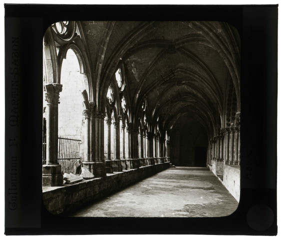 Cathédrale Notre-Dame de Noyon (Oise), cloître.