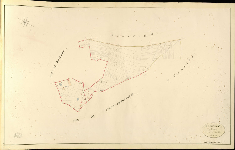 Gros-Theil (Le). Section F _ du Gennetay _ 1re de 2 Feuilles
