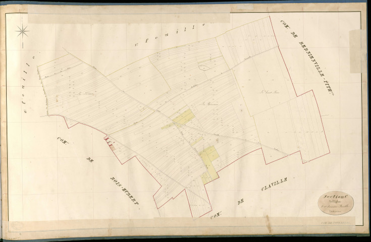 Tournedos-la-Campagne. Section C _ de l'Eglise _ 3e et dernière Feuille