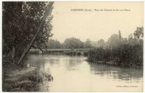 Garennes-sur-Eure. Pont du Chemin de fer sur l'Eure.