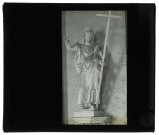 Église de Courbépine (Eure), statue de Sainte-Hélène.