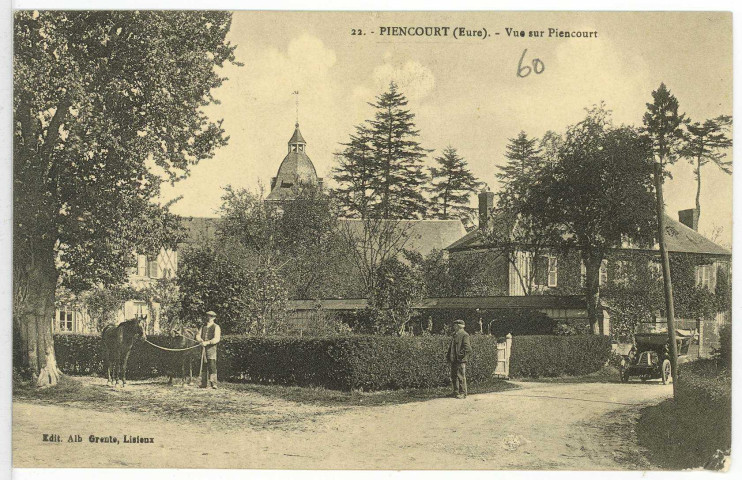 Piencourt. Vue sur Piencourt.