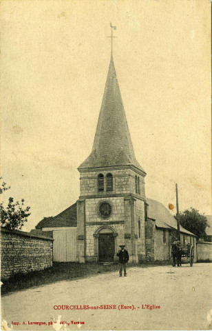 Courcelles-sur-Seine. L'Eglise.