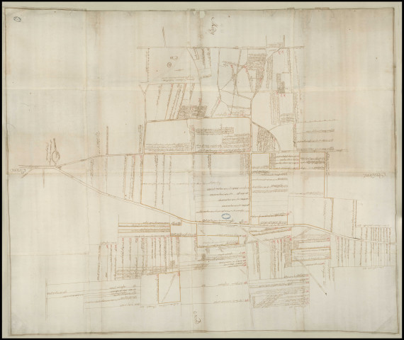 Saint-Martin-du-Tilleul - Plan partiel des fiefs de Saint-Martin-le-Vieux, le Tilleul-Fol-Enfant et de la Pilette. *