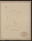 Villerets. Tableau d'assemblage du Plan Parcellaire de la Commune de Villerets. _ Canton de Fleury-sur-Andelle - Andelys - Eure. _ Terminé sur le terrain le 10 juillet 1835, sous l'administration de M. A. Passy, Préfet - M. Canu, Maire et sous la direction de M. Marel, Directeur des Contributions directes. _ M. Le Fébure, Géomètre en Chef. _ Par M. Canu, Géomètre de 1re classe