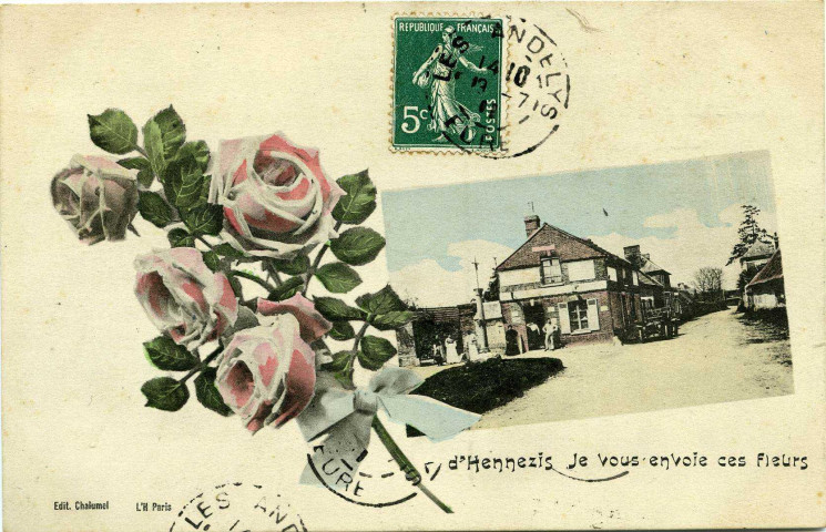 Hennezis. D'Hennezis, je vous envoie ces fleurs.