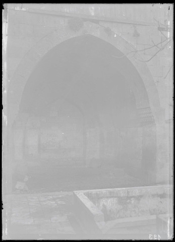 Arcade de la citadelle d'Alep (Syrie).