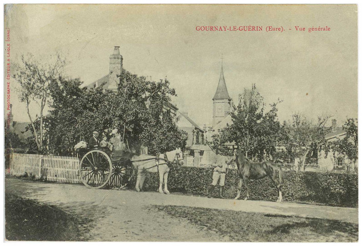 Gournay-le-Guérin. Vue générale.
