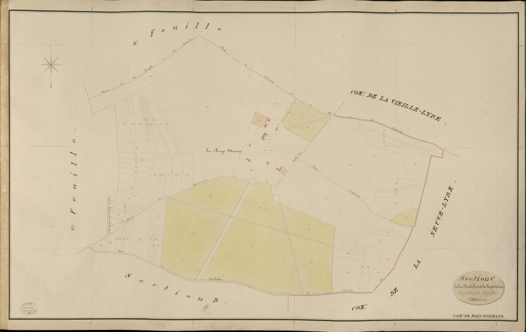 Bois-Normand-la-Campagne. Section C _ de la Bretêche et de la Rouge Maison _ 3e et dernière Feuille