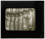 Cathédrale Notre-Dame d'Amiens (Somme), façade ouest, porte droite, ébrasement droit.