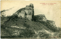 Andelys (Les). La Roque - La Roche à tête d'homme.