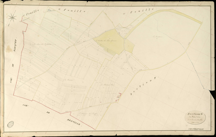 Emanville. Section G _ des Petites Londes _ 3e et dernière Feuille