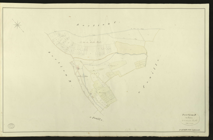 Saint-Aubin-sur-Gaillon. Section D _ des Rotoirt _ 3e et dernière Feuille