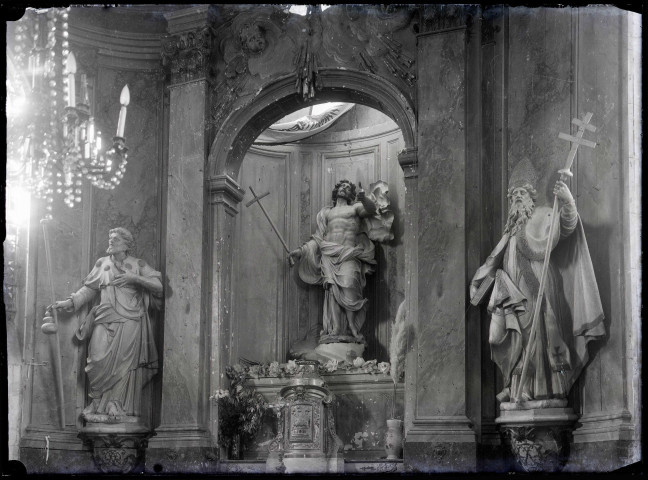 Statuaire de l'église de Saint-Ouen-des-Champs (Eure).