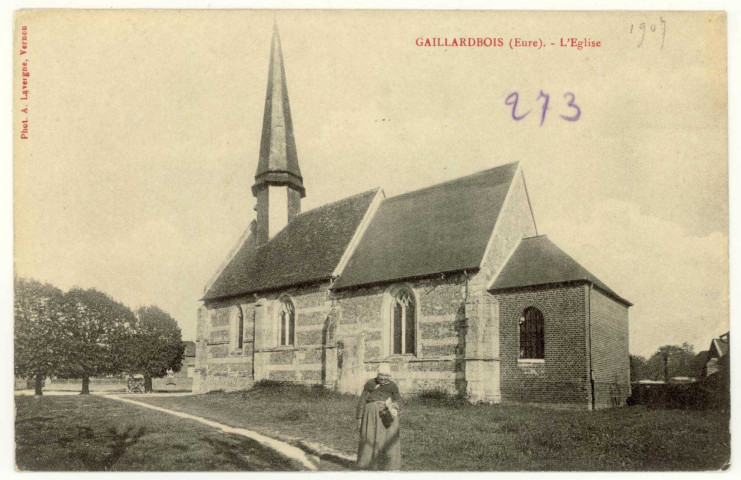 Gaillarbois-Cressenville. L'Eglise.