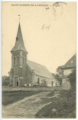 Saint-Samson-de-la-Roque. L'Eglise.