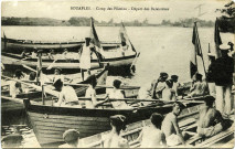 Bouafles. Camp des Pilotins. - Départ des Baleinières.