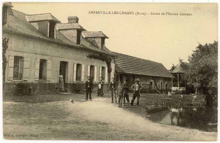 Amfreville-les-Champs. Ferme de l'ancien Château.