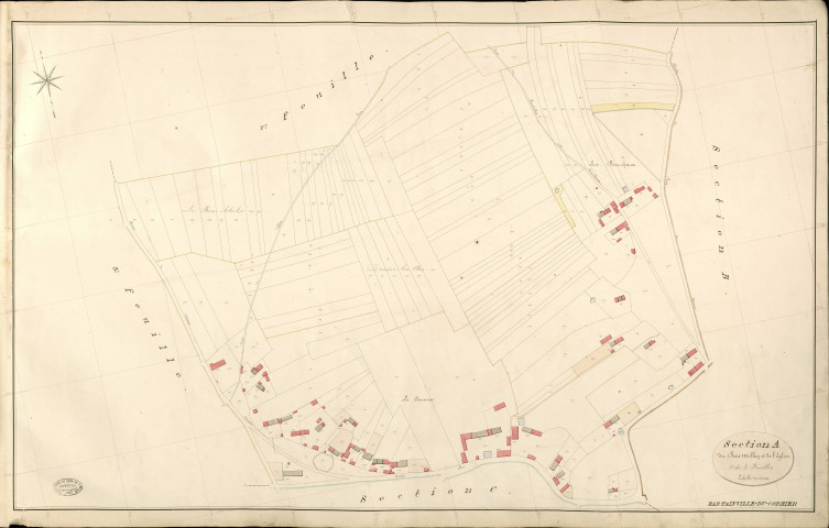 Martainville-du-Cormier. Section A _ du Bois Million et de l'Eglise _ 2e de 3 Feuilles